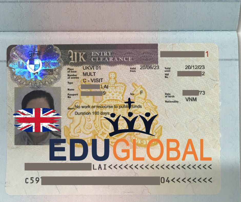 Visa thăm thân UK của cô Lài