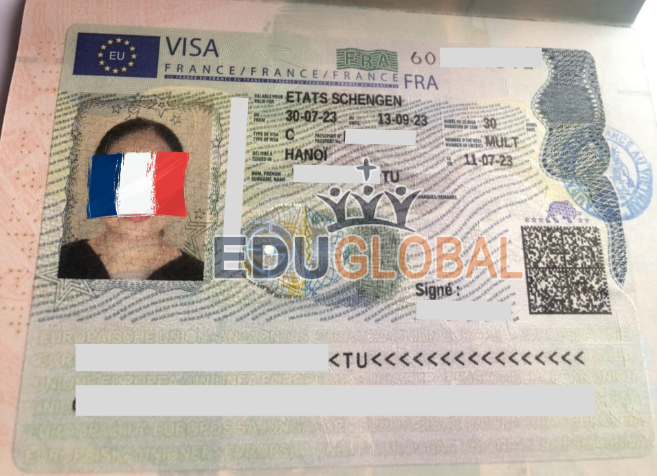 Xử lý thành công Visa thăm thân cho cô Tú đi Pháp