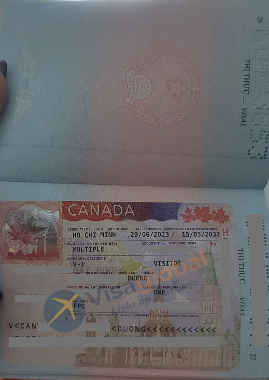 Xử lý thành công Visa Canada cho chị Đường