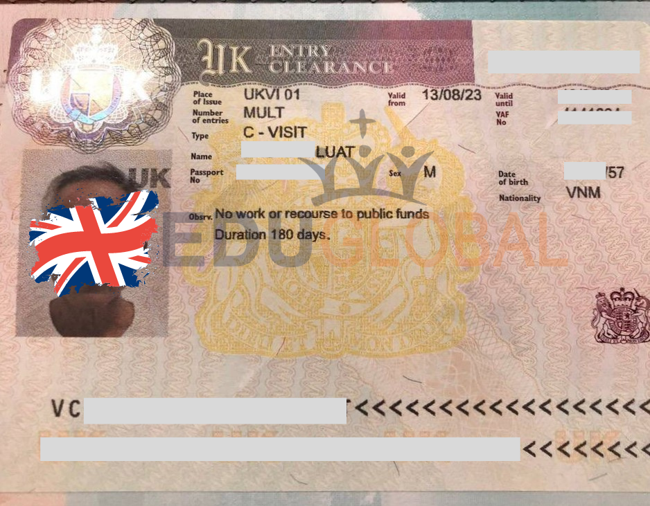 Xử lý thành công Visa Anh Quốc cho chú Luật