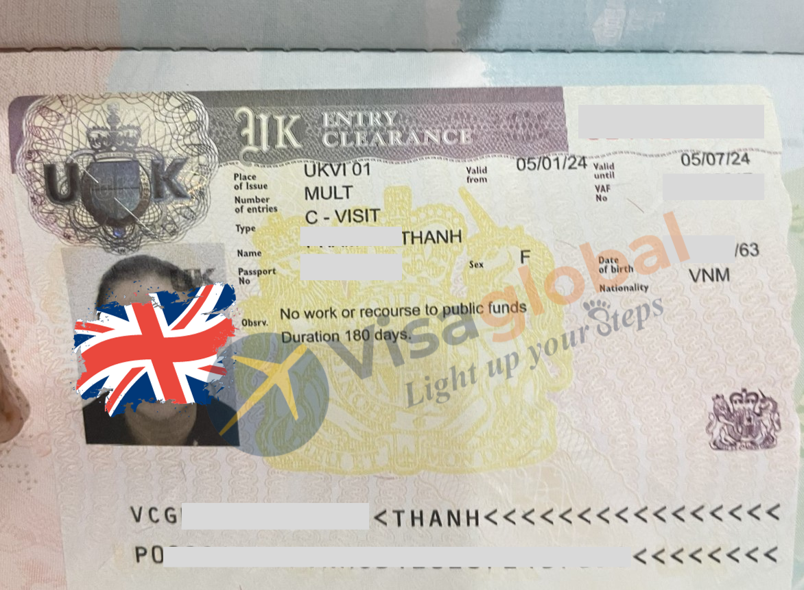 Thành công xử lý hồ sơ Visa thăm thân Anh cho cô Thanh