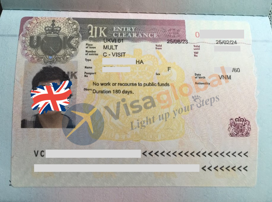 EduGlobal chữa lại thành công Visa Anh cho Cô Hạ
