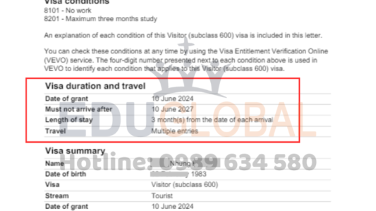 LIỆU THIẾU GIẤY TỜ YÊU CẦU CÓ XIN ĐƯỢC VISA ÚC 2024