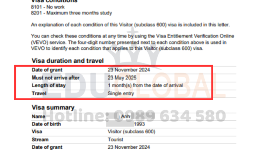 EduGlobal Hỗ Trợ Thành Công Visa Úc Cho Khách Hàng Trẻ Tuổi Nhiều Bất Lợi