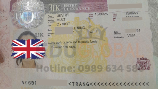 Chị Trang Nhận Visa UK 2 Năm Dù Mới Chỉ Từng Đi Tour Một Lần – Câu Chuyện Thành Công Cùng EduGlobal