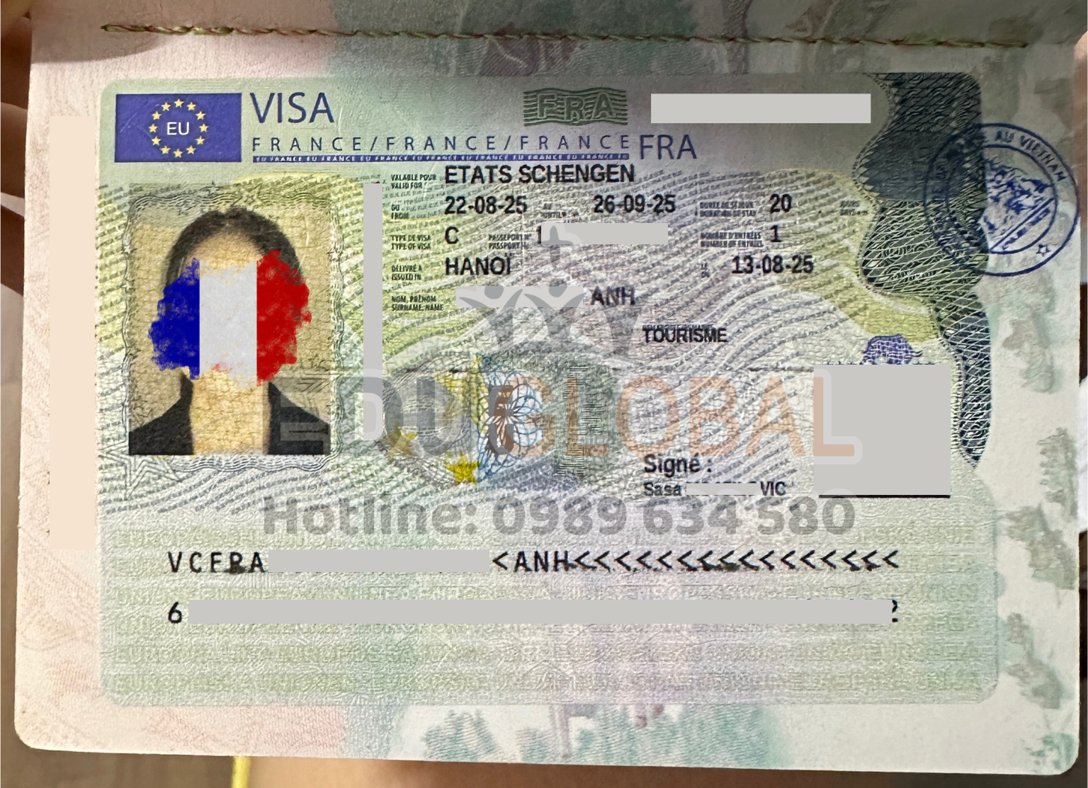 Visa Pháp của Bạn Ánh