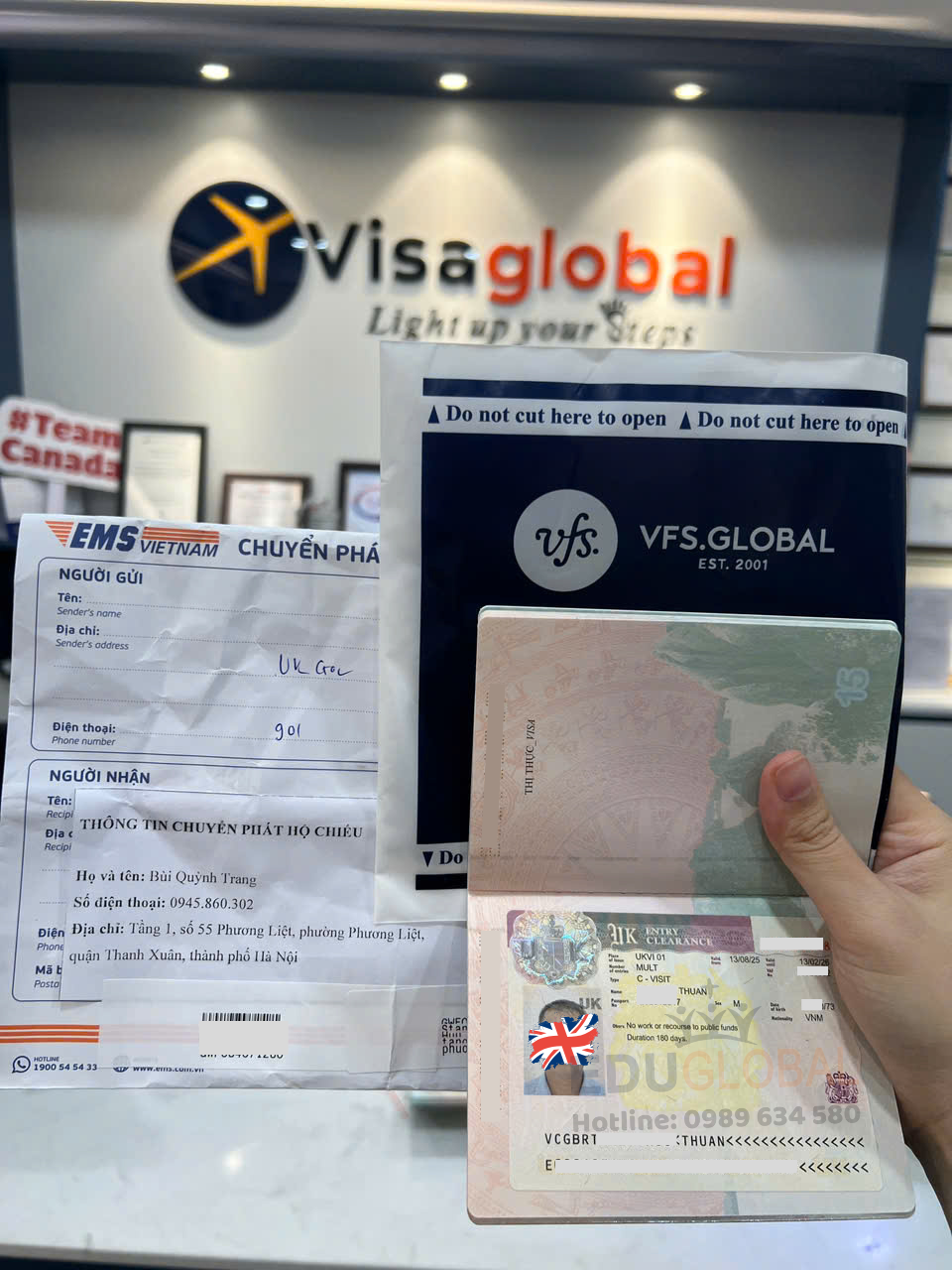 EduGlobal xử lý thành công Visa UK cho Chú Thuận ngay lần xin đầu tiên