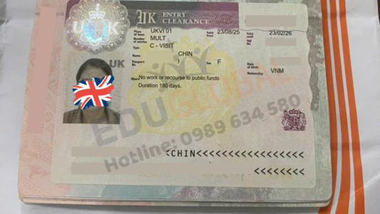 Hai Lần Bị Từ Chối Visa Uk – Khách Hàng Nhận Visa Thành Công Sau 3 Tuần Nhờ Sự Hỗ Trợ Của Eduglobal