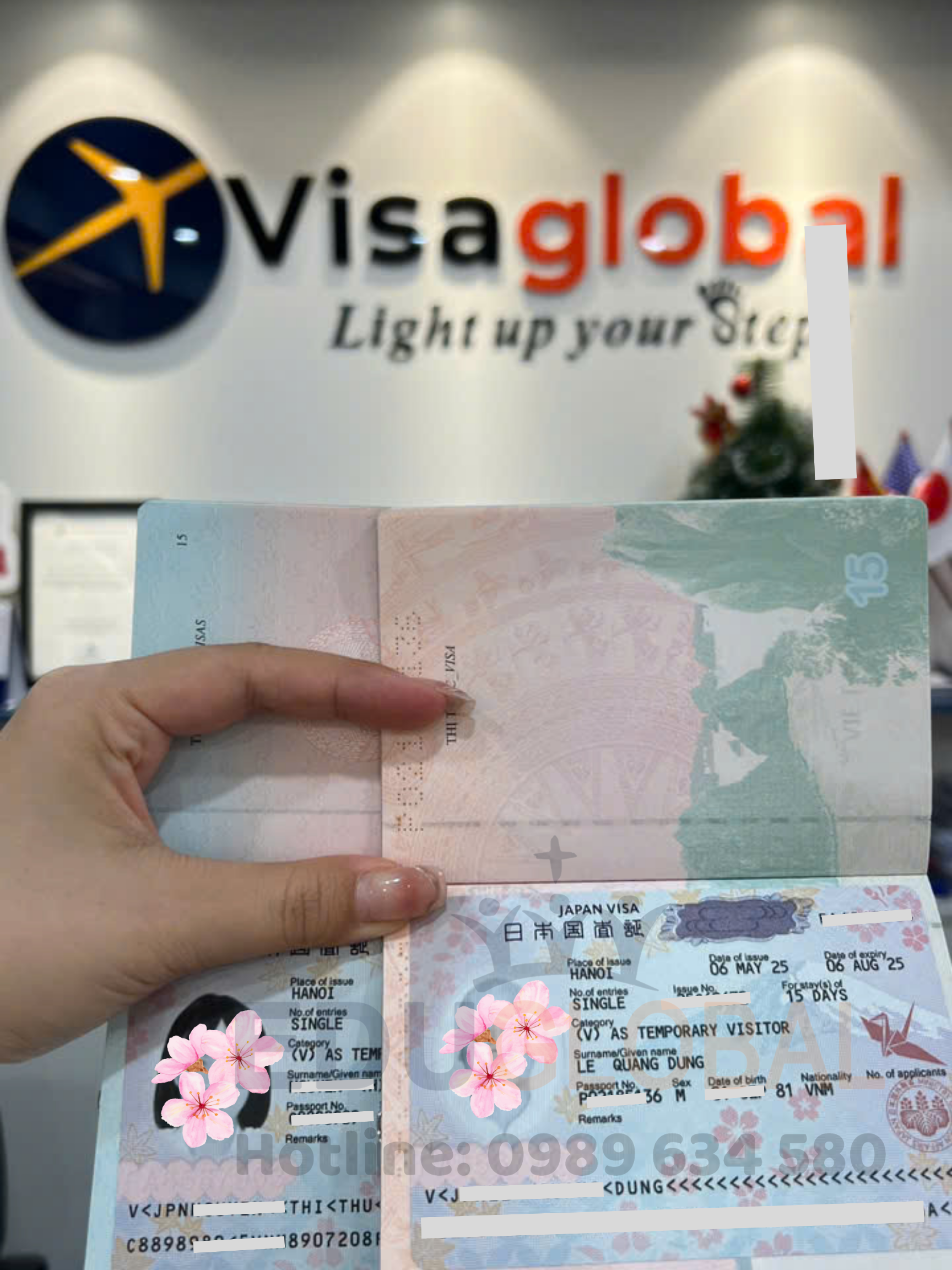 EduGlobal xử lý thành công visa Nhật cho anh Dũng - chị Huyền