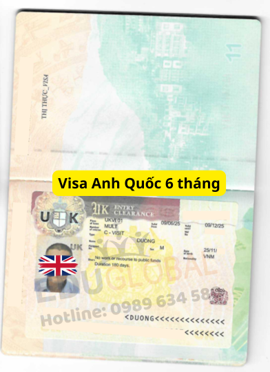 EduGlobal xử lý thành công Visa thăm thân Uk 6 tháng cho chú Dương