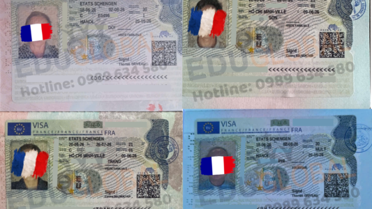 Hồ Sơ Visa Thăm Thân Pháp Thành Công Cho Gia Đình 4 Thành Viên 