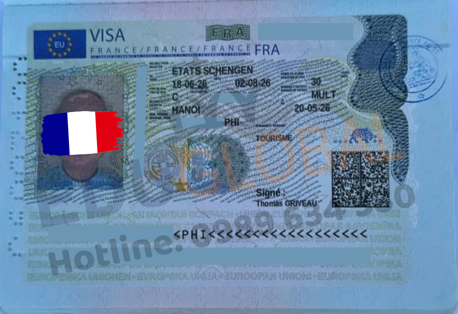 EduGlobal xử lý thành công Visa thăm thân Pháp cho chú Phi