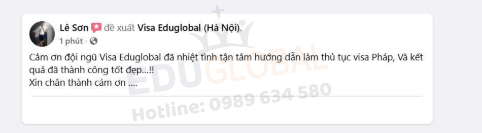 Chia sẻ của anh Sơn về dịch vụ của EduGlobal