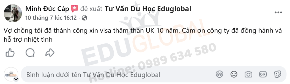 Chia sẻ của anh Định về dịch vụ của EduGlobal