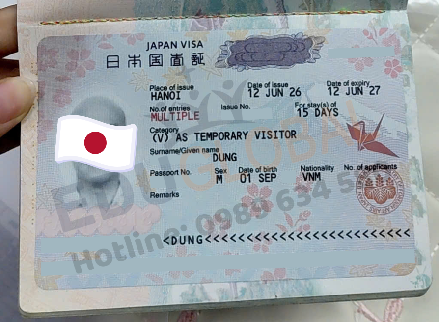 Visa du lịch Nhật Bản thành công về tay cho anh Dũng