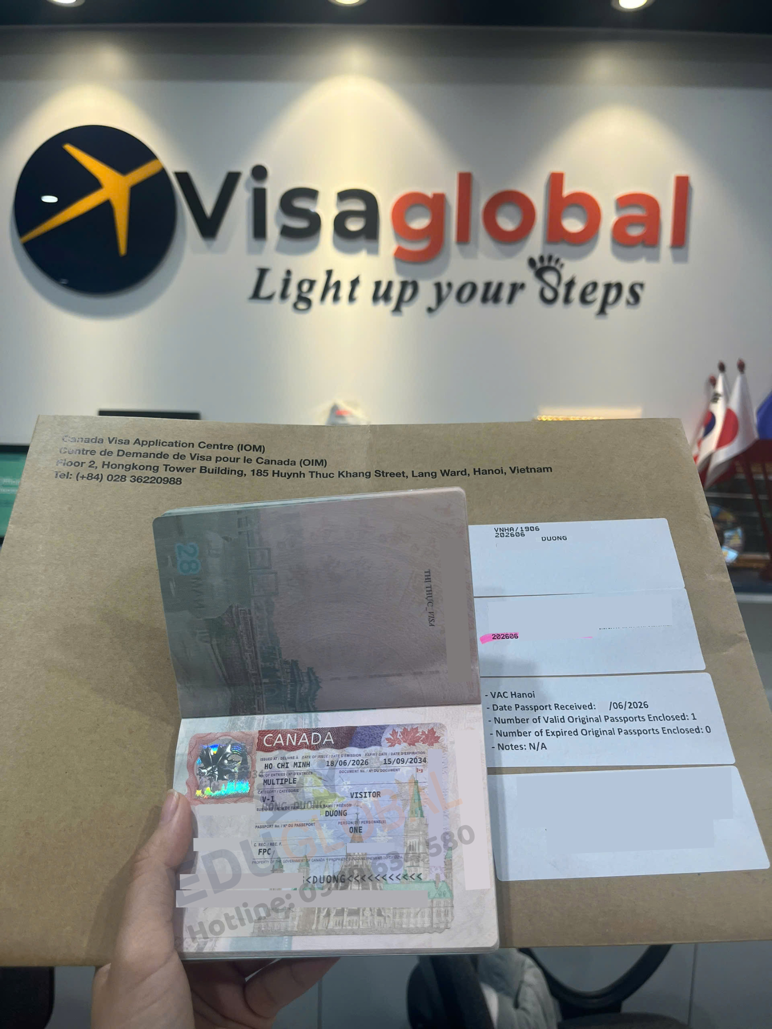 Visa thăm thân Canada thành công về tay cho cô Dương