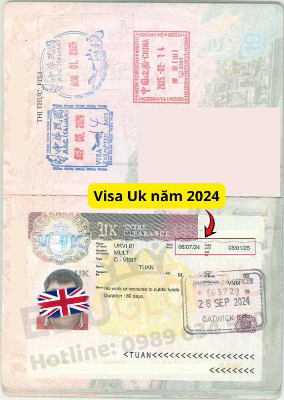 Nối tiếp thành công Visa du lịch Uk tiếp tục về tay năm 2024