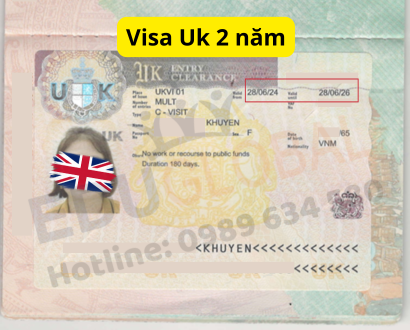 Tiếp nối thành công cô Khuyến tiếp tục nhận Visa Uk 2 năm